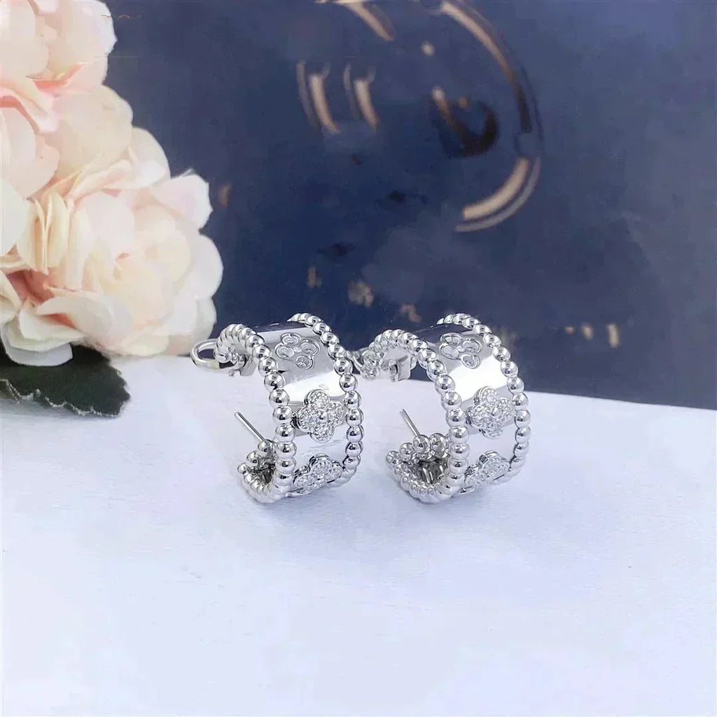 [Clover Jewelry]PERLEE DIAMOND EARRINGS