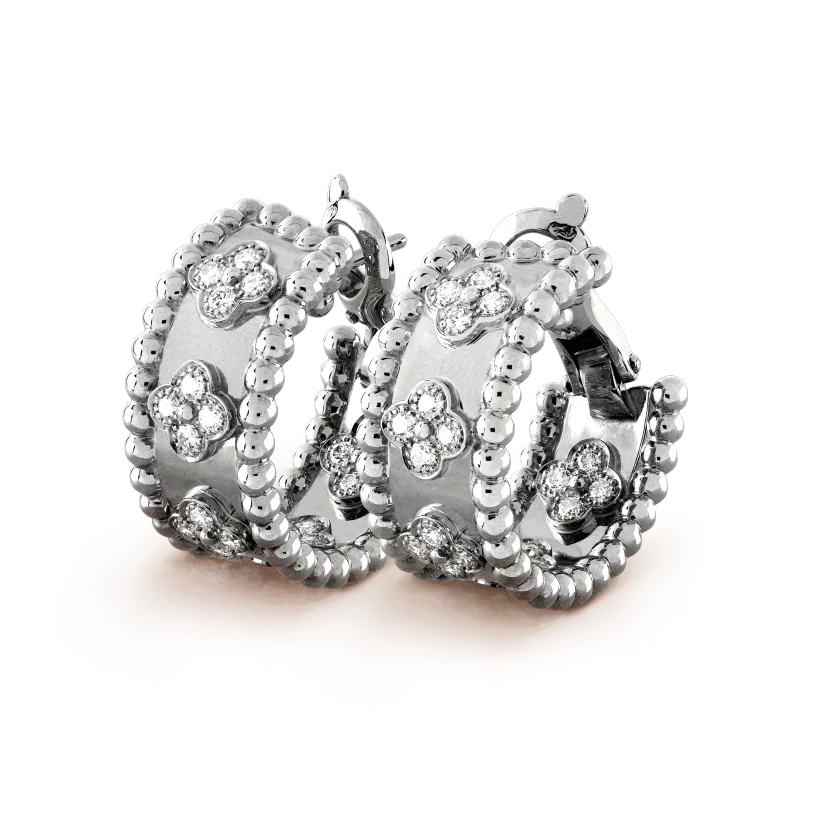 [Clover Jewelry]PERLEE DIAMOND EARRINGS