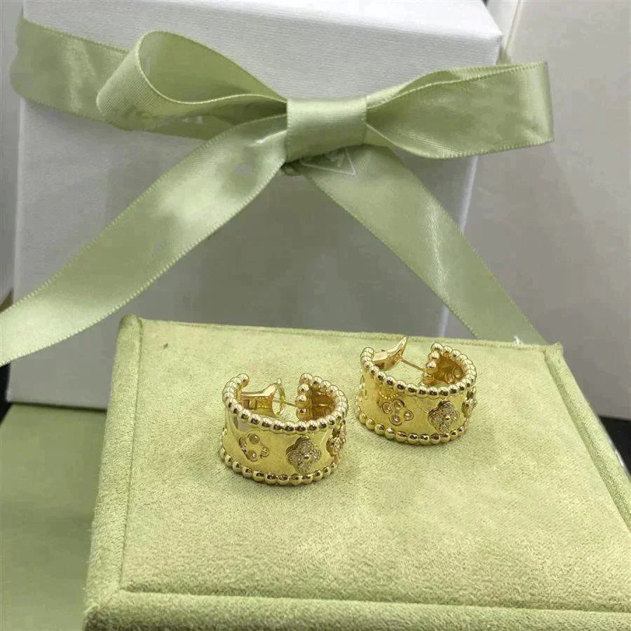 [Clover Jewelry]PERLEE DIAMOND EARRINGS
