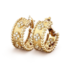 [Clover Jewelry]PERLEE DIAMOND EARRINGS