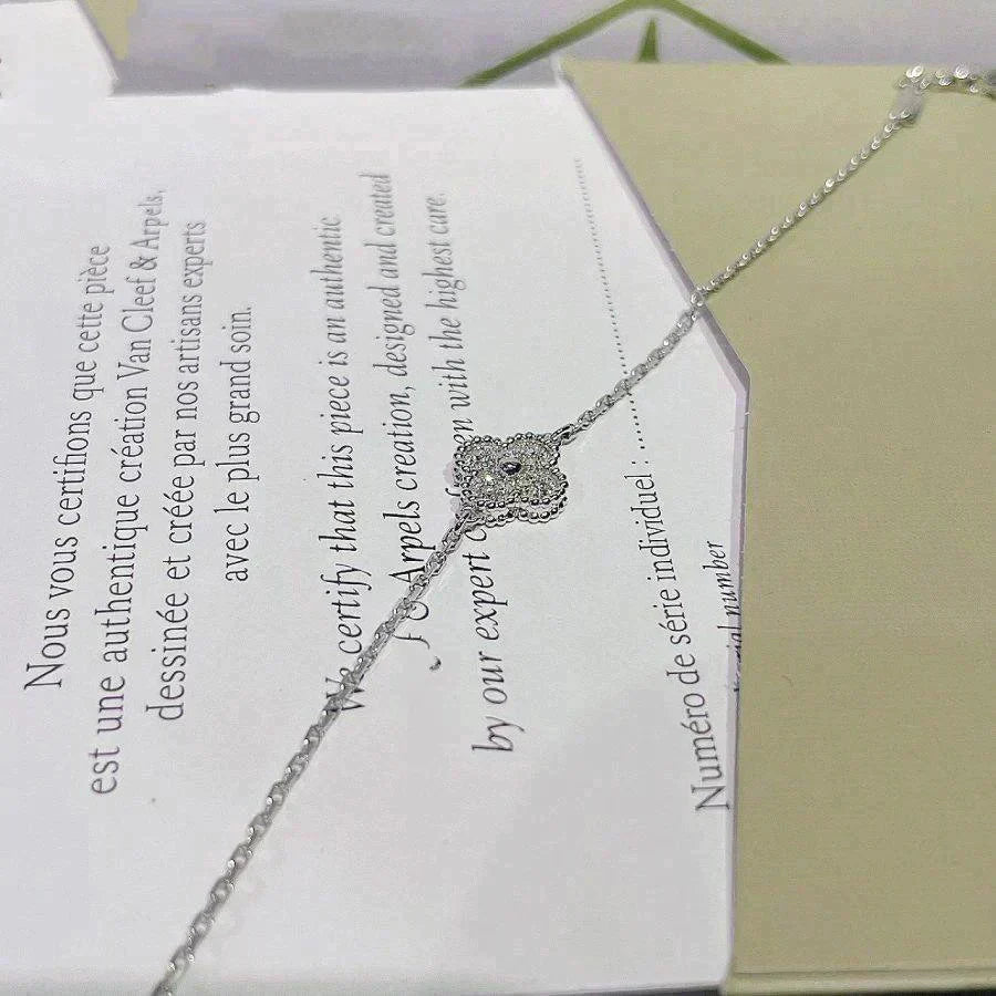 [Clover Jewelry]CLOVER  SINGLE FLOWER BRACELET SILVER