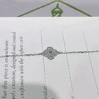 [Clover Jewelry]CLOVER  SINGLE FLOWER BRACELET SILVER