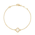 [Clover Jewelry]CLOVER WHITE MOP SINGLE FLOWER ARMBAND