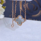 [Clover Jewelry]CLOVER WHITE MOP SINGLE FLOWER ARMBAND