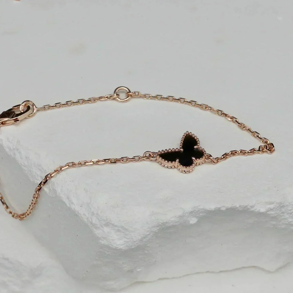 [Klee Schmuck] SCHMETTERLING ONYX SCHMETTERLING ARMBAND
