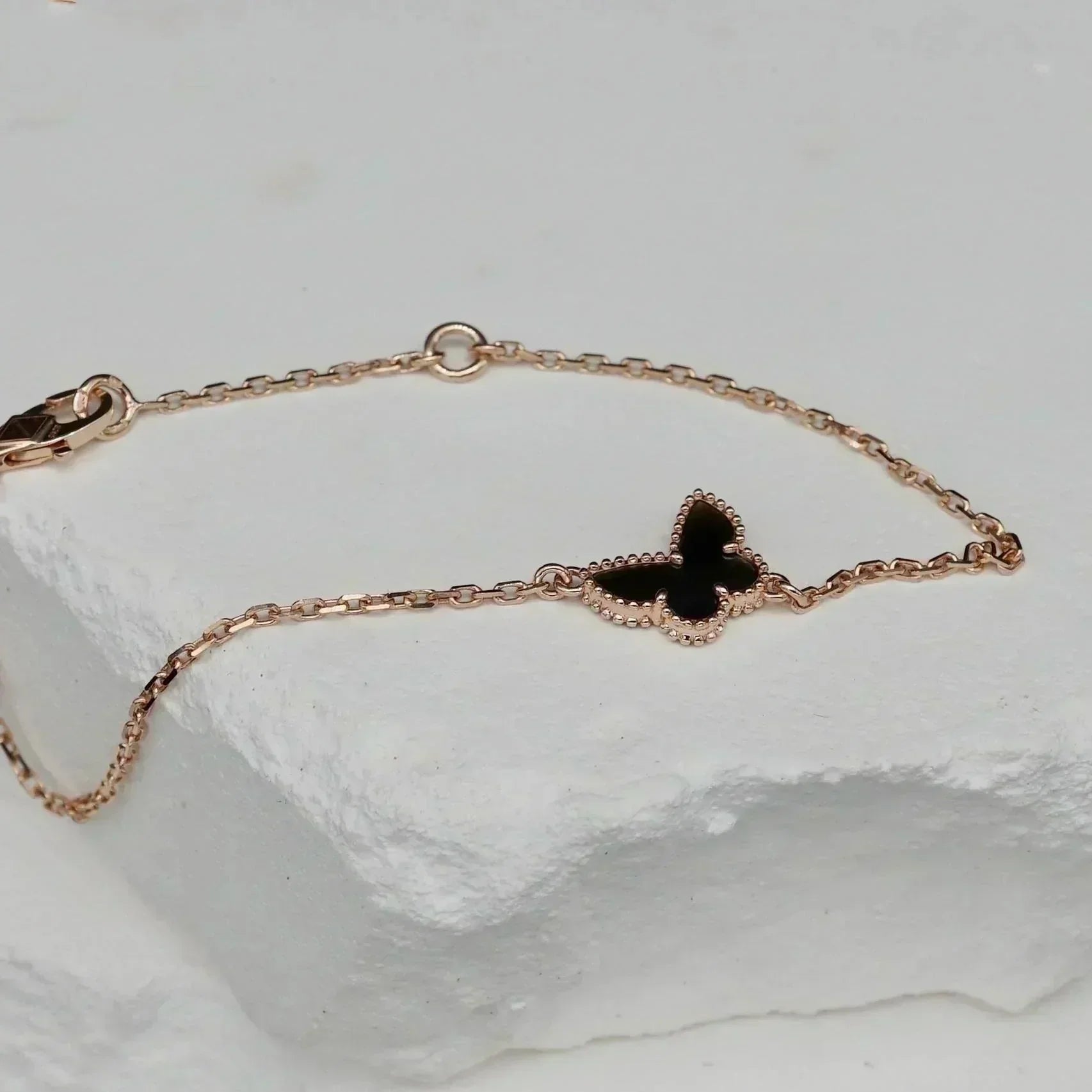 [Klee Schmuck] SCHMETTERLING ONYX SCHMETTERLING ARMBAND