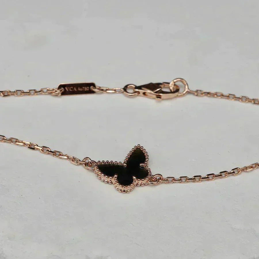 [Klee Schmuck] SCHMETTERLING ONYX SCHMETTERLING ARMBAND