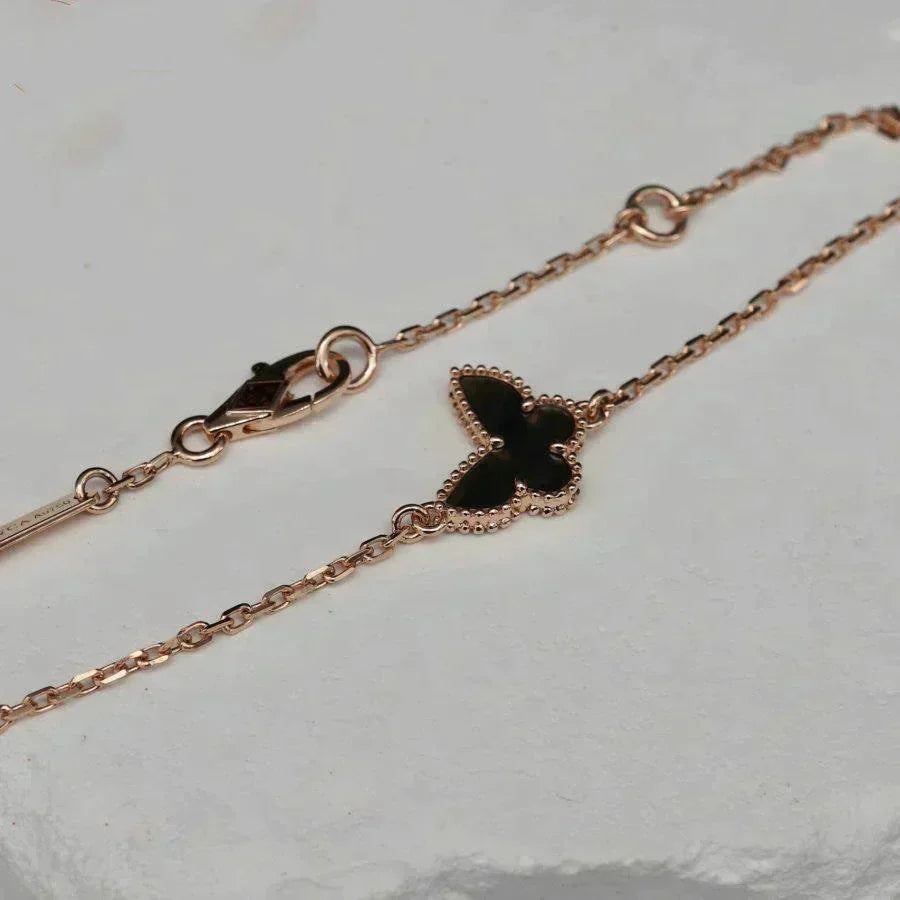 [Klee Schmuck] SCHMETTERLING ONYX SCHMETTERLING ARMBAND