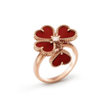 [Clover Jewelry]SWEET CLOVER CARNELIAN RING