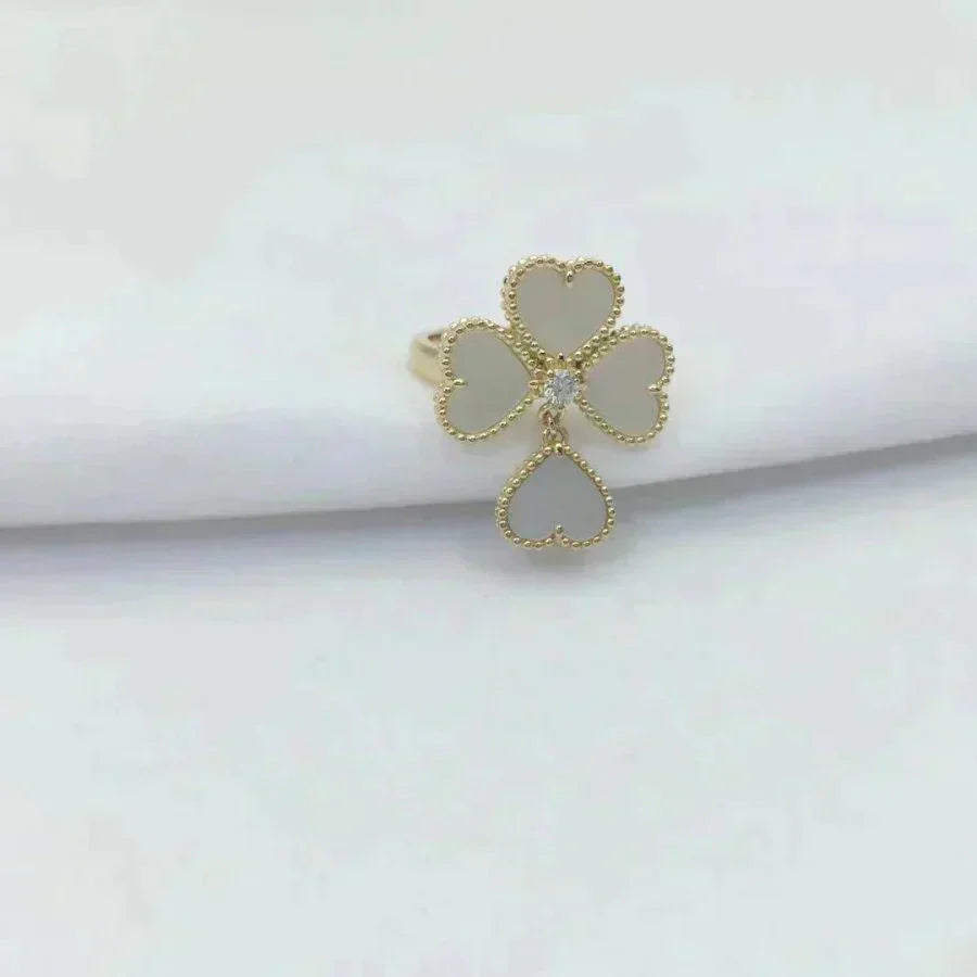 [Clover Jewelry]SWEET CLOVER 白蝶貝リング