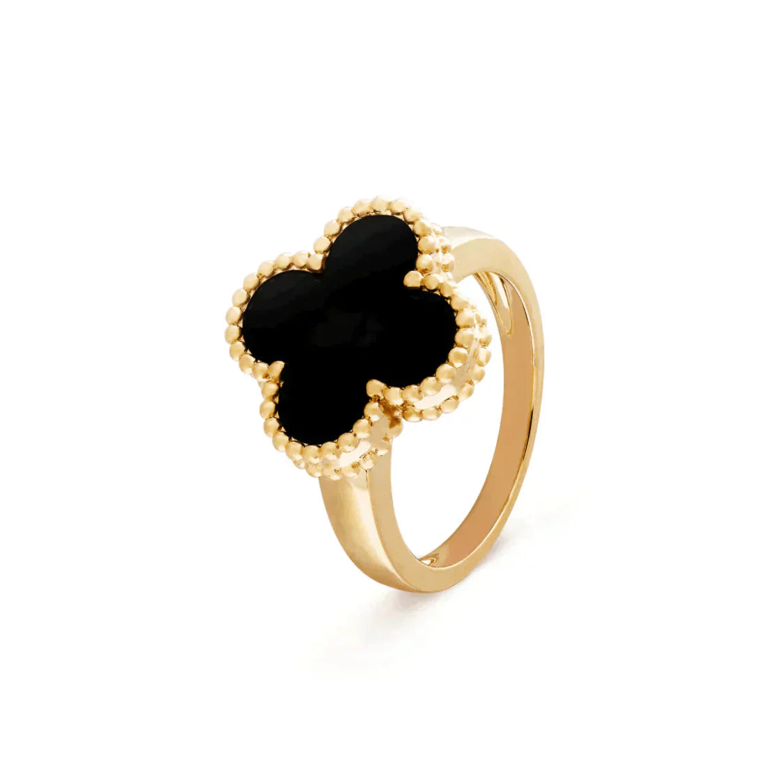 [Clover Jewelry]CLOVER ONYX RING