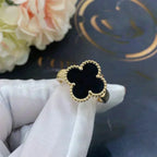 [Clover Jewelry]CLOVER ONYX RING