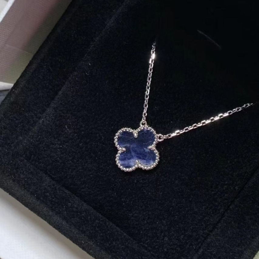[Clover Jewelry]CLOVER 15MM PIETERSITE NECKLACE SILVER
