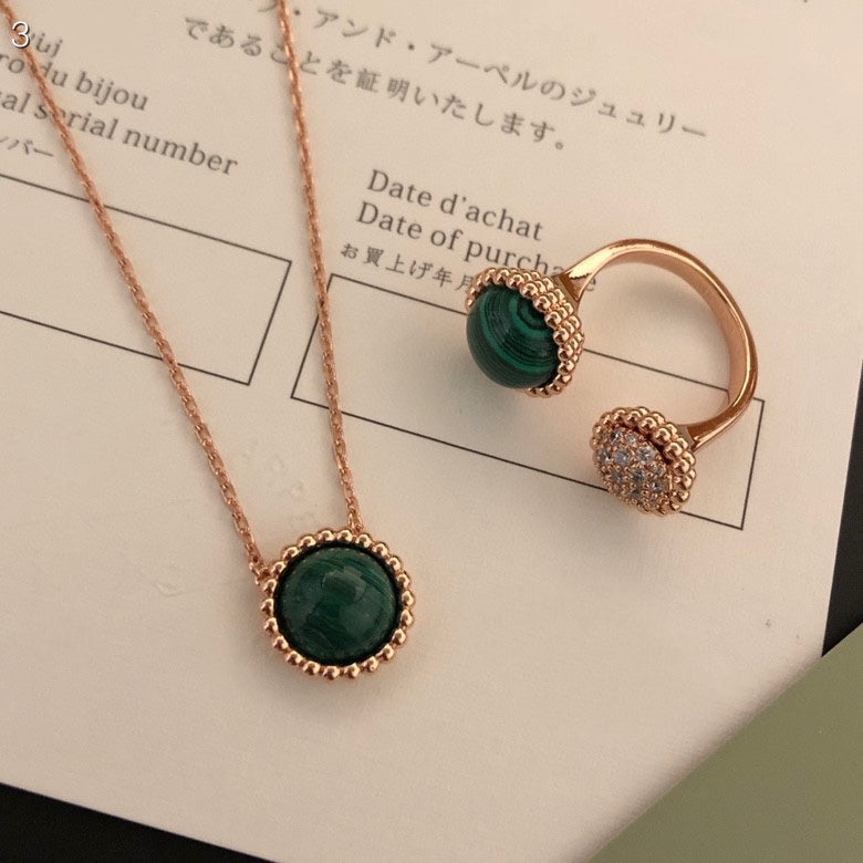 [Clover Jewelry]PERLEE COULEURS DIAMOND ROSE GOLD BETWEEN THE FINGER RING