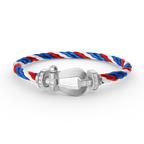[Clover Jewelry]FORCE LARGE HORSESHOE HALF DIAMOND BRACELET SILVER