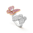 [クローバージュエリー]TWIN BUTTERFLY DIAMOND RING