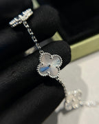 [Clover Jewelry]CLOVER SILVER 5 MOTIFS BRACELET